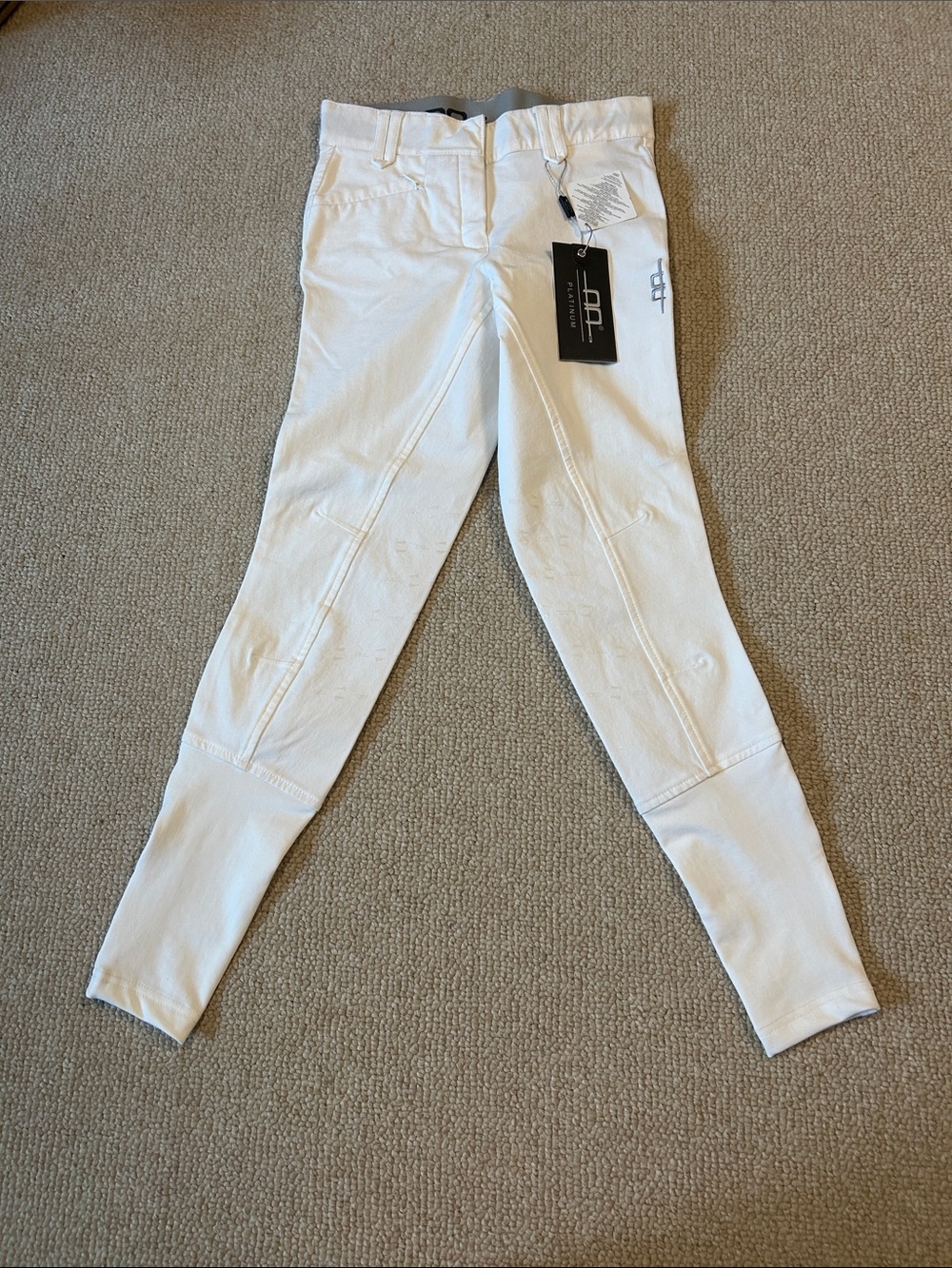 NWT Horseware AA Platinum White Breeches